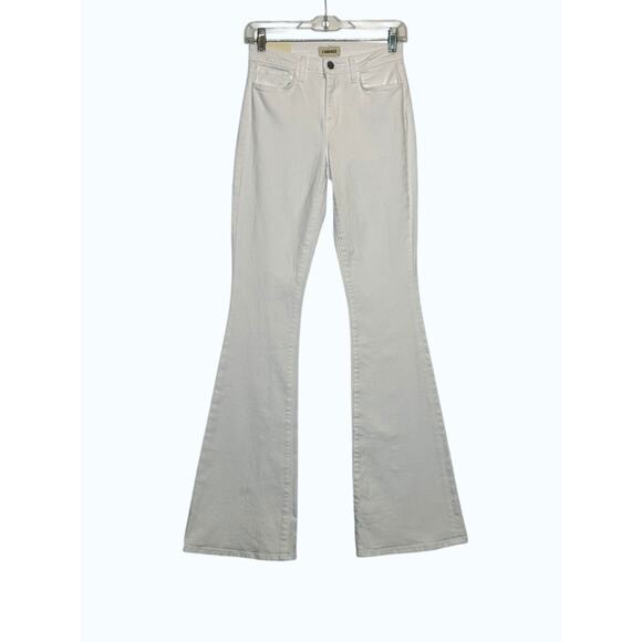 L'Agence White Bell High Rise Flare Jeans size 25 - 2 - Picture 12 of 13